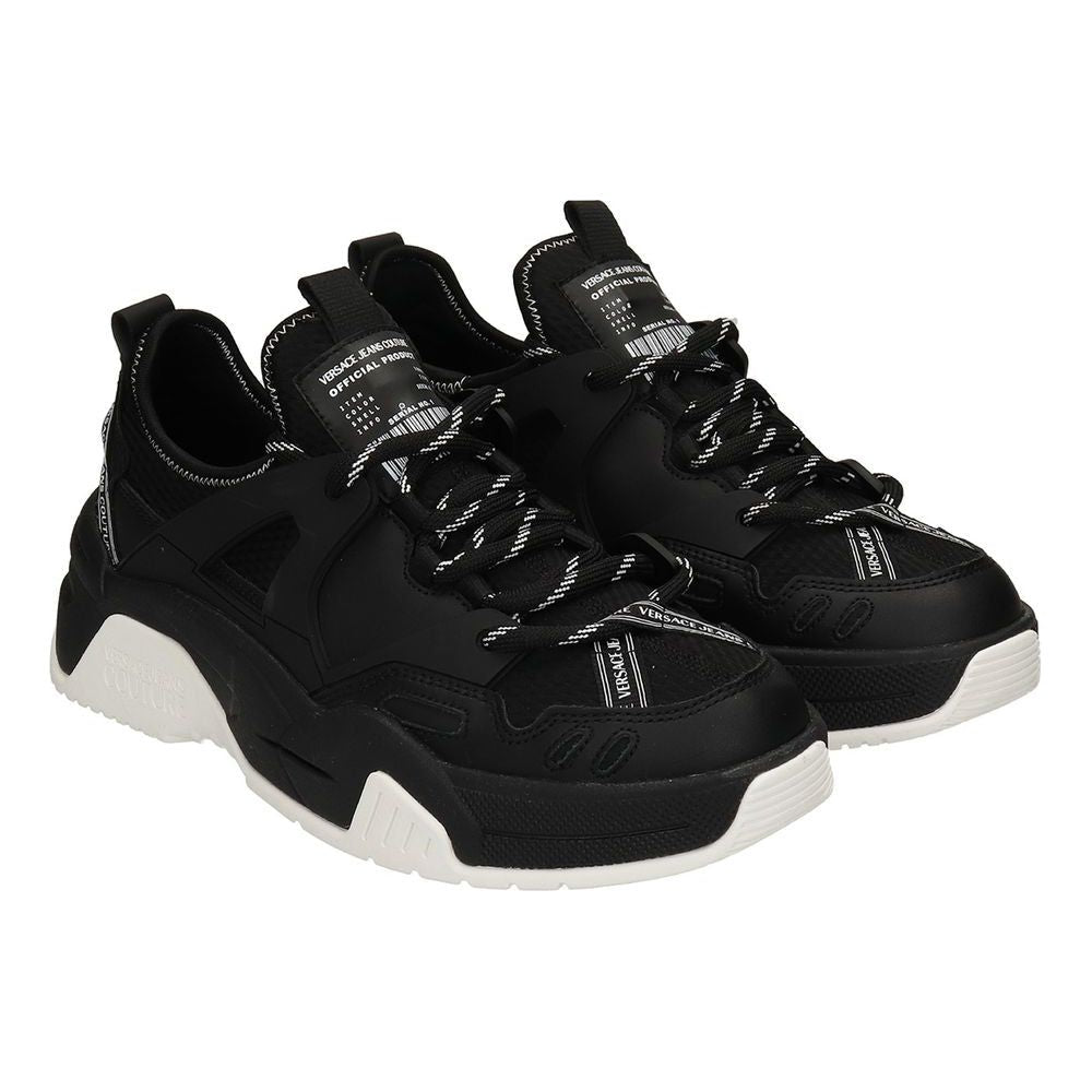 Versace Jeans Black Nylon Sneaker Versace Jeans