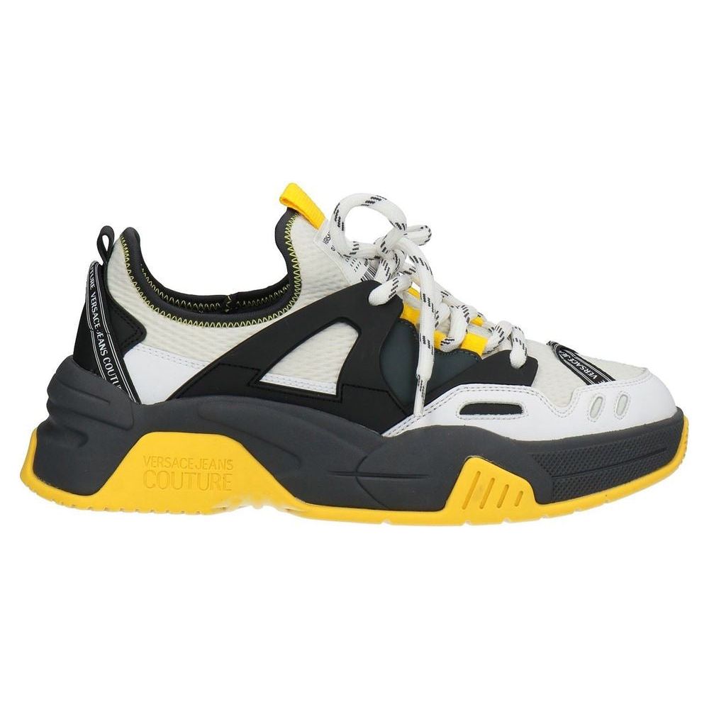 Versace Jeans Yellow Nylon Sneaker Versace Jeans