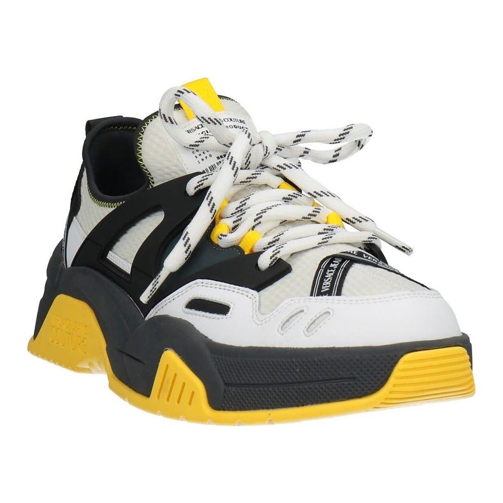 Versace Jeans Yellow Nylon Sneaker Versace Jeans