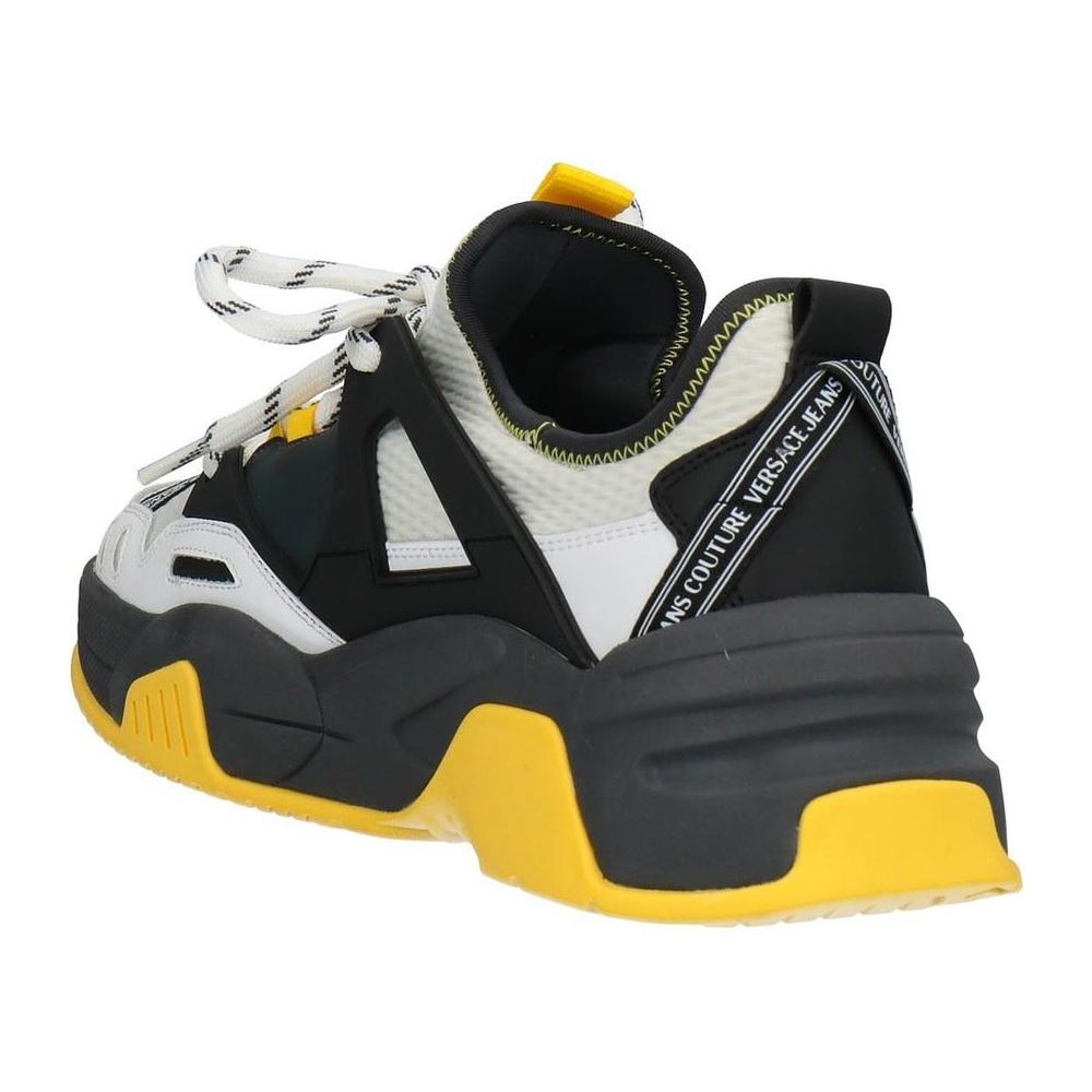 Versace Jeans Yellow Nylon Sneaker Versace Jeans