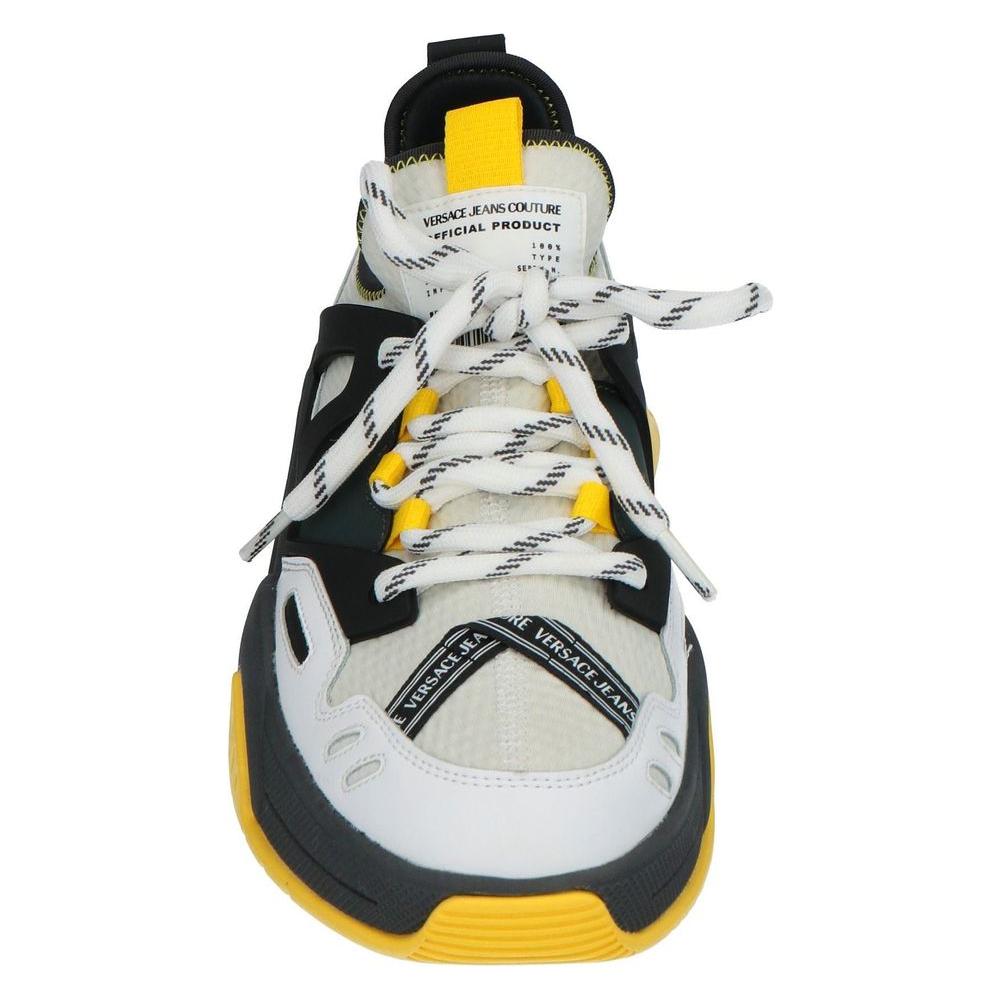 Versace Jeans Yellow Nylon Sneaker Versace Jeans