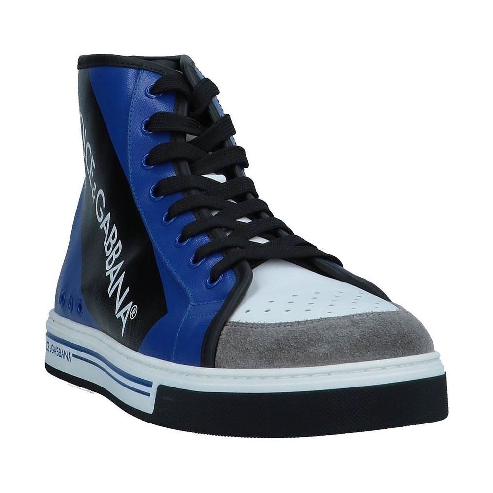 Dolce & Gabbana Blue Cotton Sneaker Dolce & Gabbana