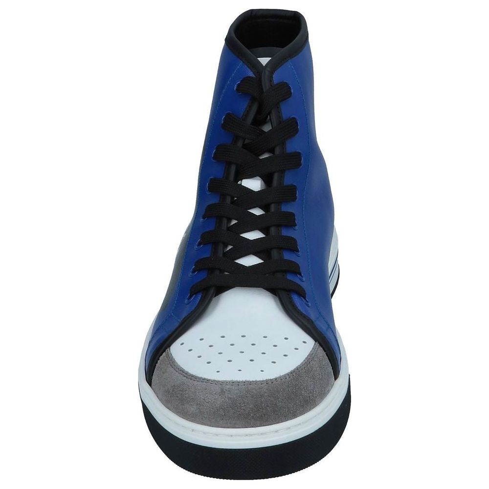 Dolce & Gabbana Blue Cotton Sneaker Dolce & Gabbana