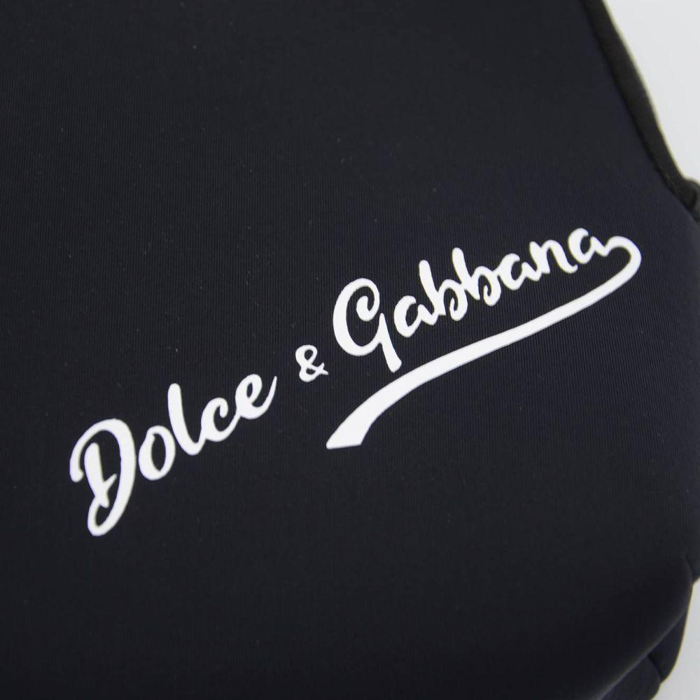 Dolce & Gabbana Black Neoprene Clutch Bag Dolce & Gabbana