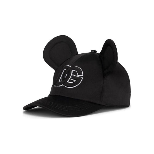 Dolce & Gabbana Black Polyester Hat Dolce & Gabbana