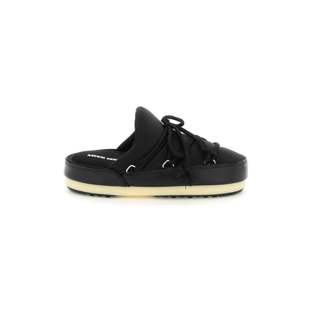 Moon Boot Black  Flat Shoe Moon Boot