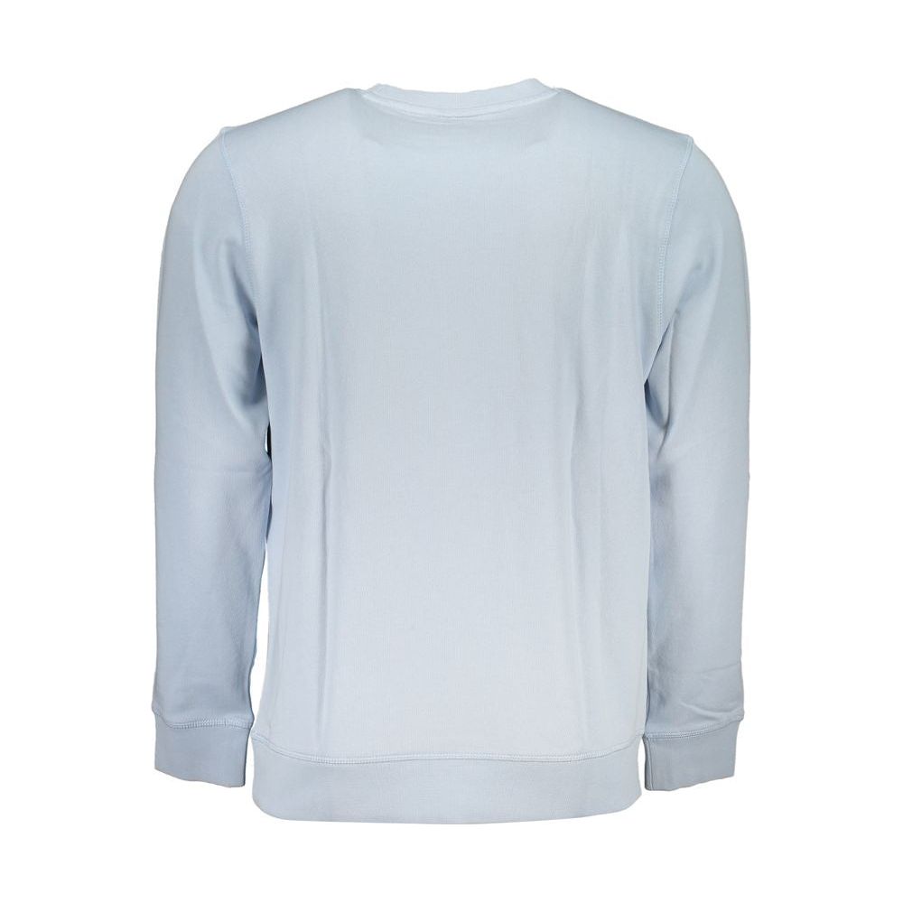 Hugo Boss Light Blue Cotton Sweater Hugo Boss