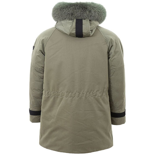 Peuterey Sleek Green Polyamide Jacket for Men Peuterey