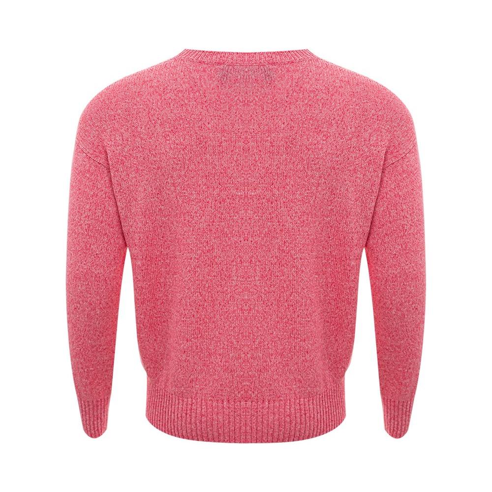 Gran Sasso Pink Cotton Sweater Gran Sasso