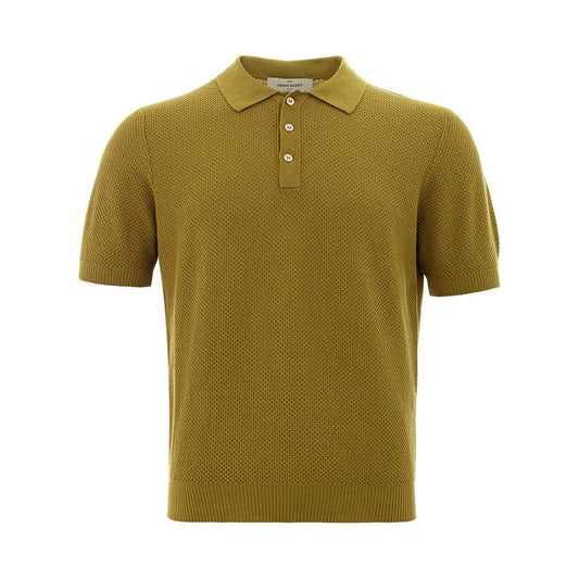 Gran Sasso Elegant Green Cotton Polo Gran Sasso