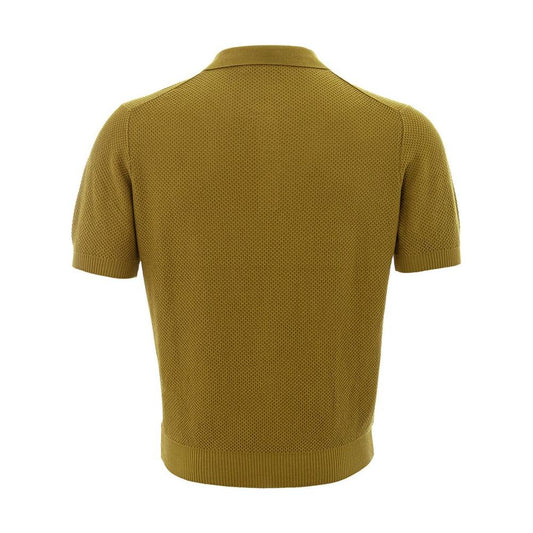 Gran Sasso Elegant Green Cotton Polo Gran Sasso