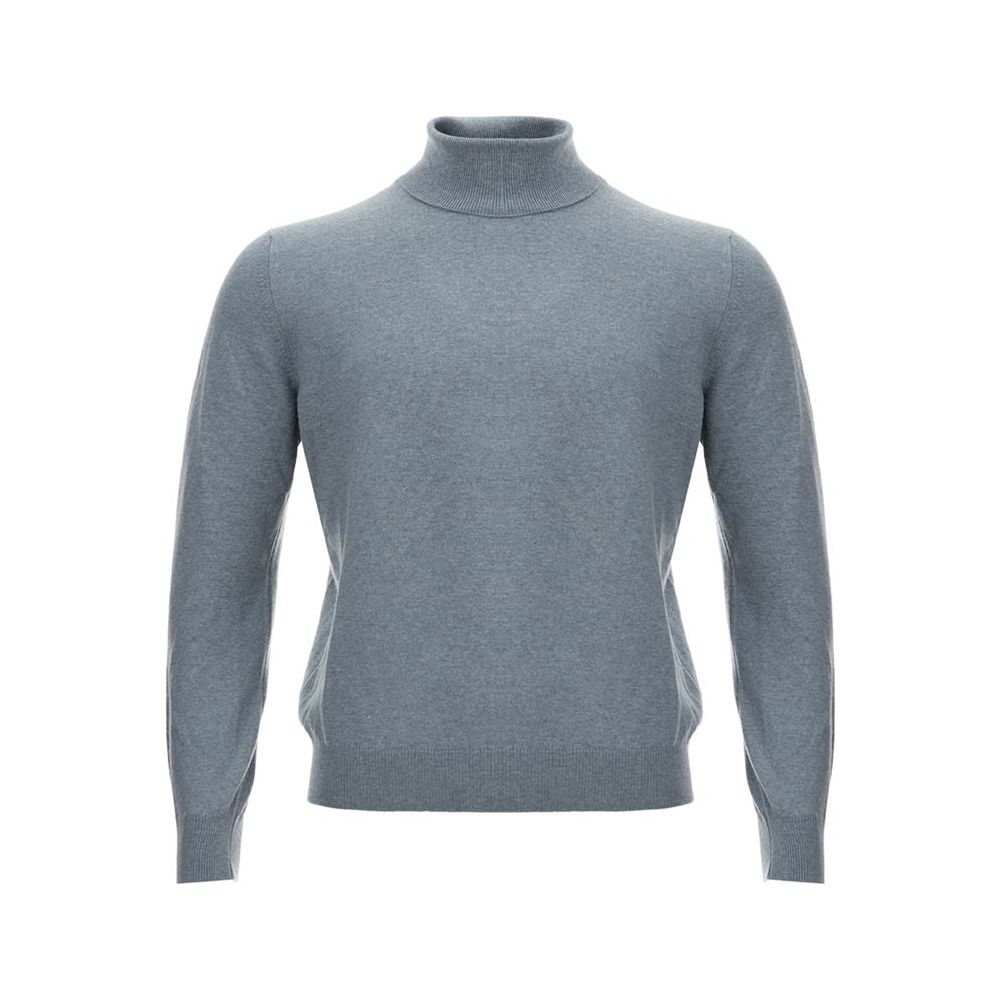 Gran Sasso Elegant Cashmere Gray Men's Sweater Gran Sasso