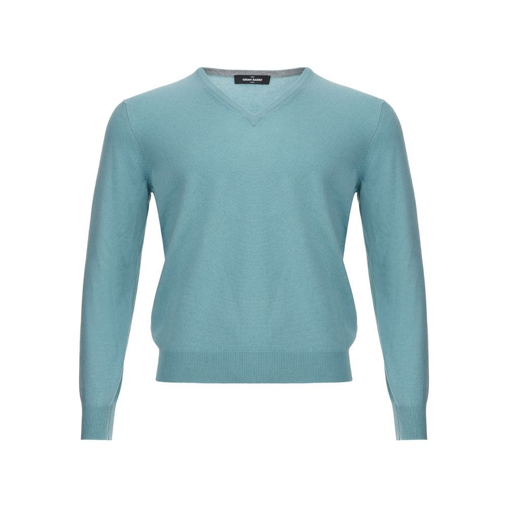 Gran Sasso Turquoise Cashmere Sweater Elegance Gran Sasso