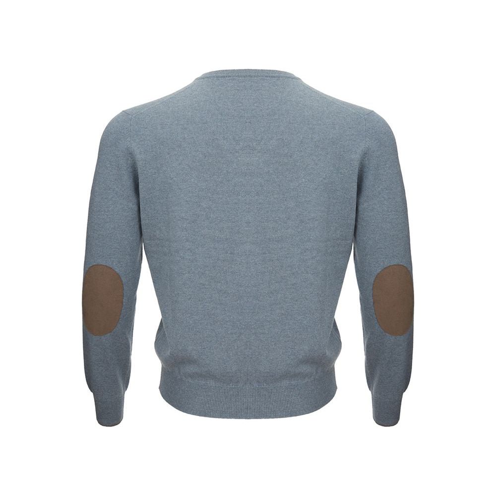 Gran Sasso Elegant Cashmere Sweater in Chic Gray Gran Sasso