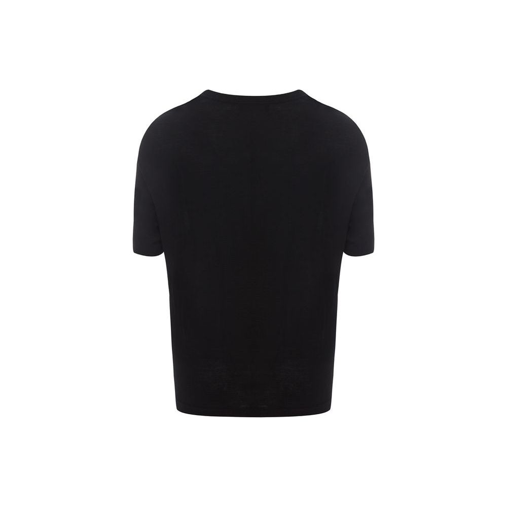 Dolce & Gabbana Elegant Black Cotton Top for Fashion-Forward Women