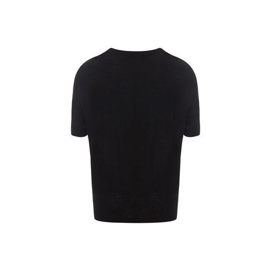 Dolce & Gabbana Elegant Black Cotton Top for Fashion-Forward Women