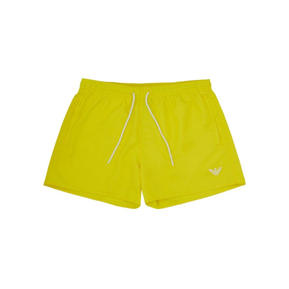 Emporio Armani Sun-Kissed Yellow Swim Shorts for Men Emporio Armani