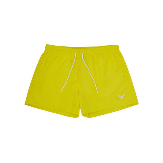 Emporio Armani Sun-Kissed Yellow Swim Shorts for Men Emporio Armani