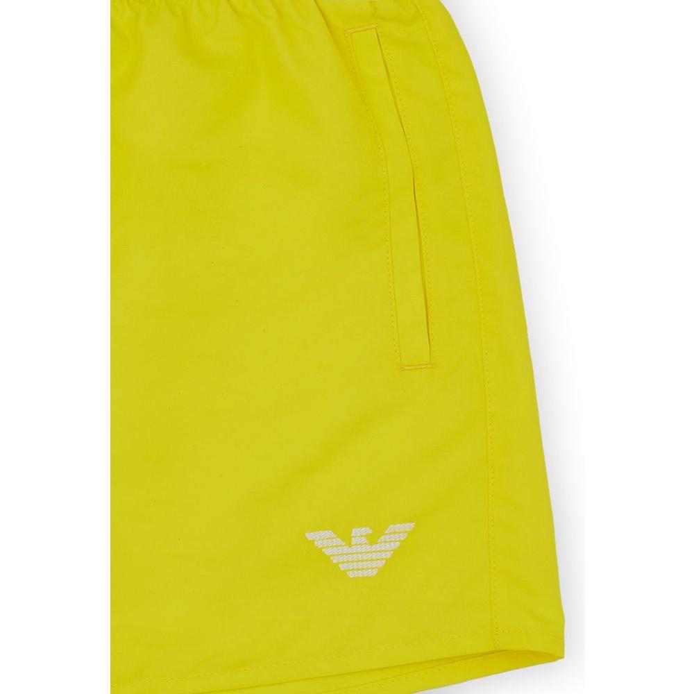 Emporio Armani Sun-Kissed Yellow Swim Shorts for Men Emporio Armani