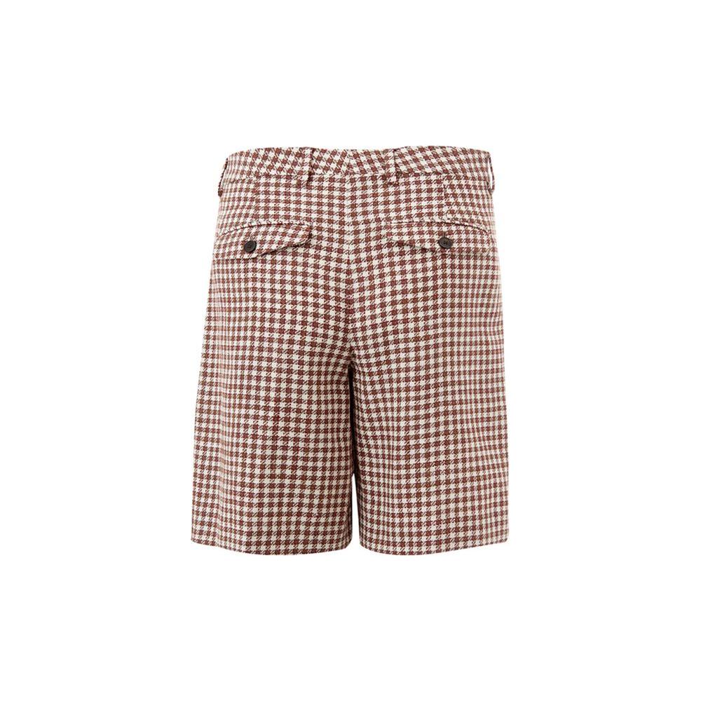 Lardini Elegant Silk-Linen Blend Multicolor Shorts Lardini