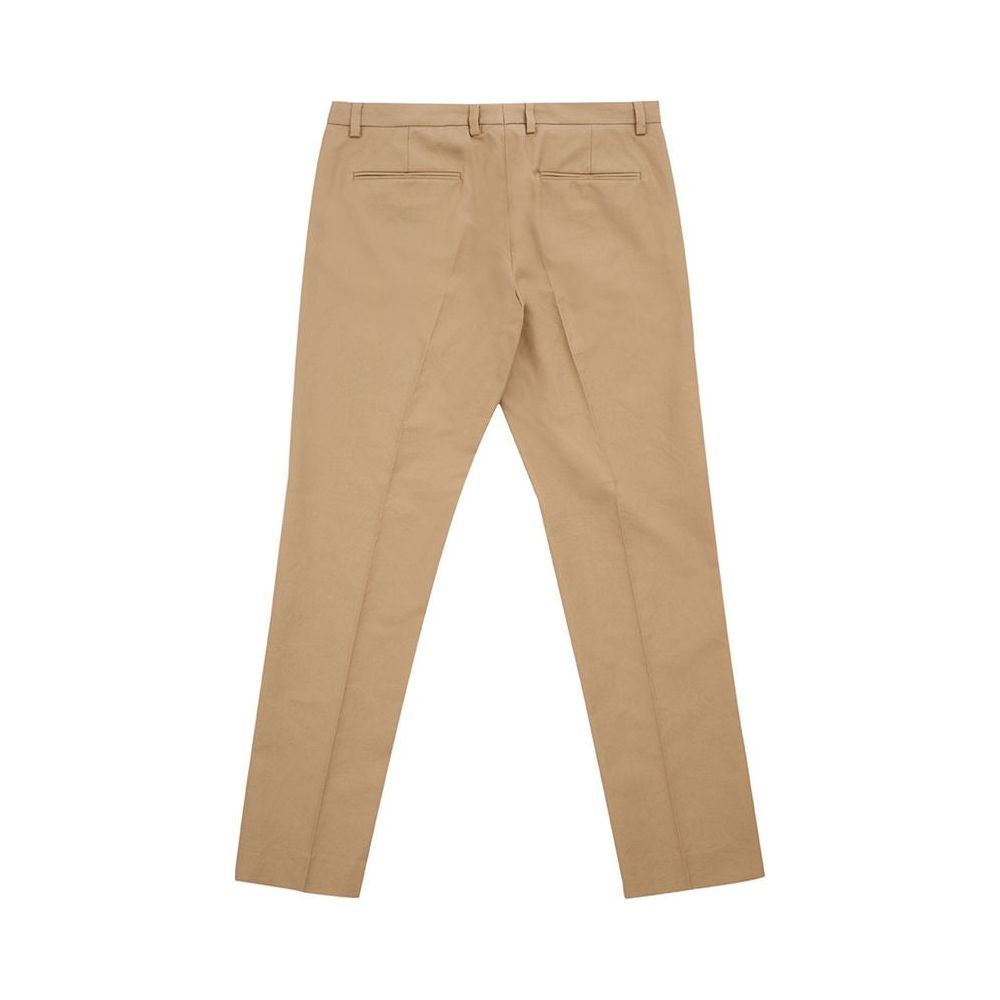 Lardini Elegant Brown Cotton Trousers for Women Lardini