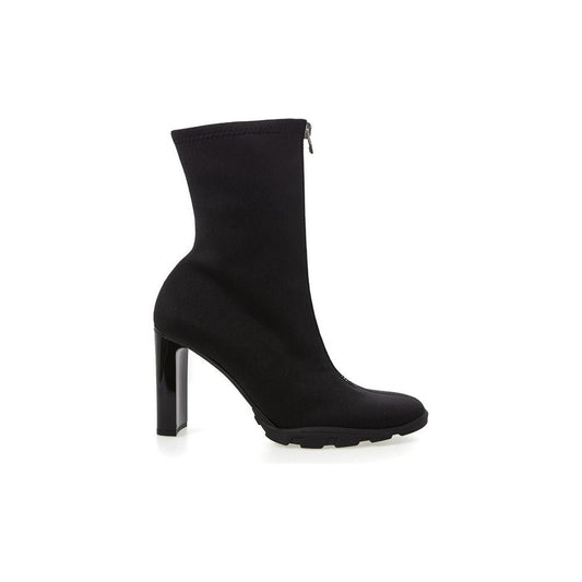 Alexander McQueen Sleek Neoprene Leather Boots