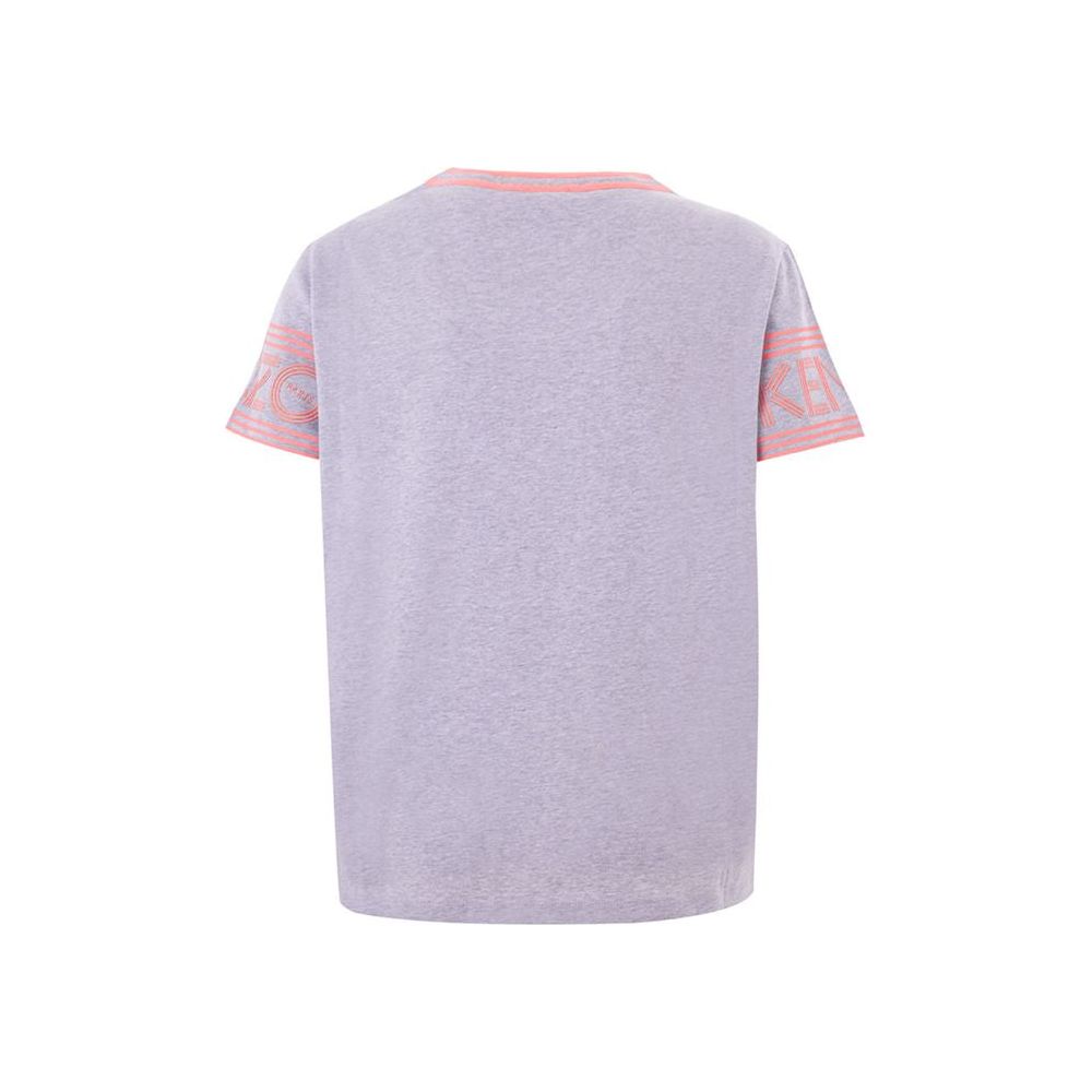 Kenzo Chic Gray Cotton Top for Sophisticated Style Kenzo