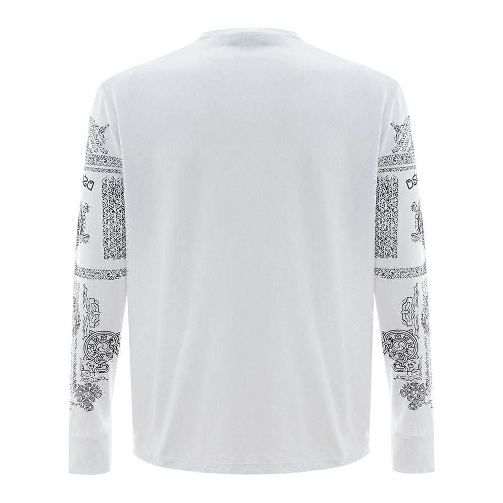 Dsquared² White Cotton T-Shirt Dsquared²