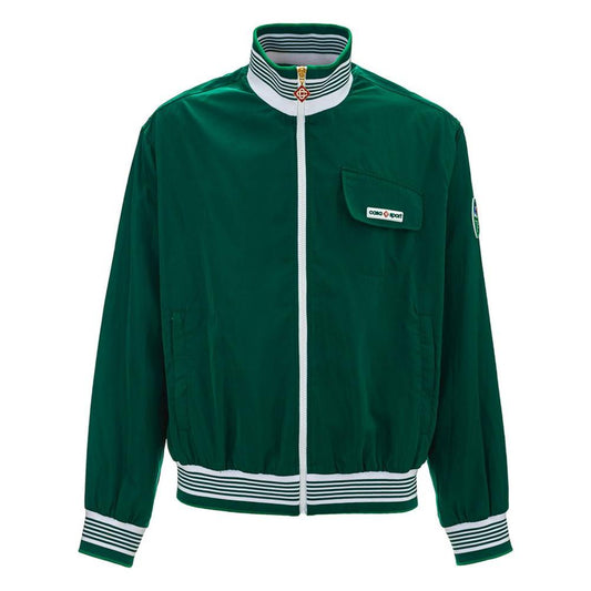 Casablanca Green Polyester Jacket Casablanca