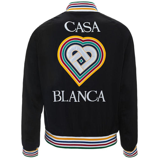 Casablanca Black Silk Jacket Casablanca