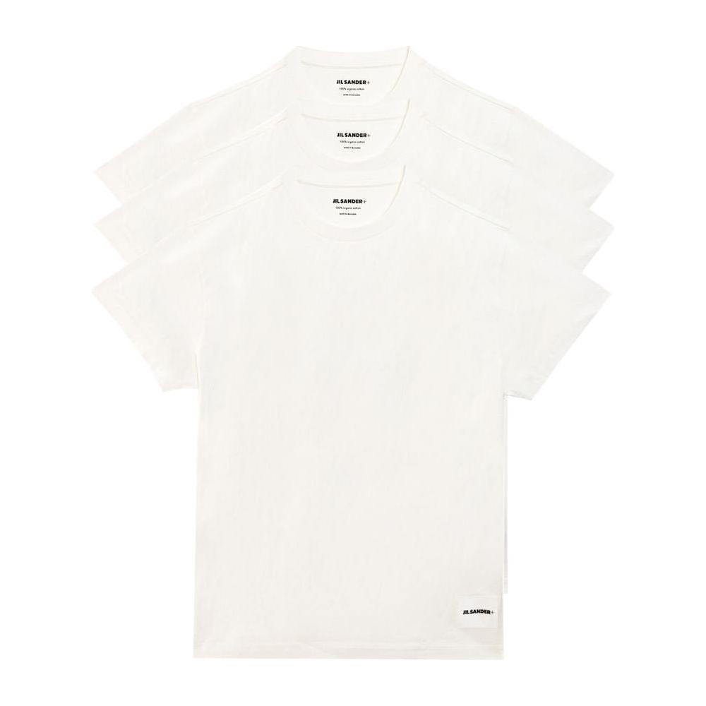 Jil Sander White Cotton Organic T-Shirt