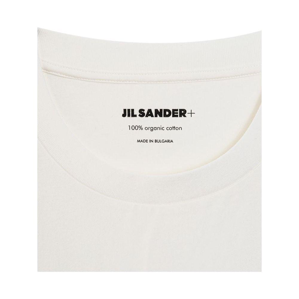 Jil Sander White Cotton Organic T-Shirt