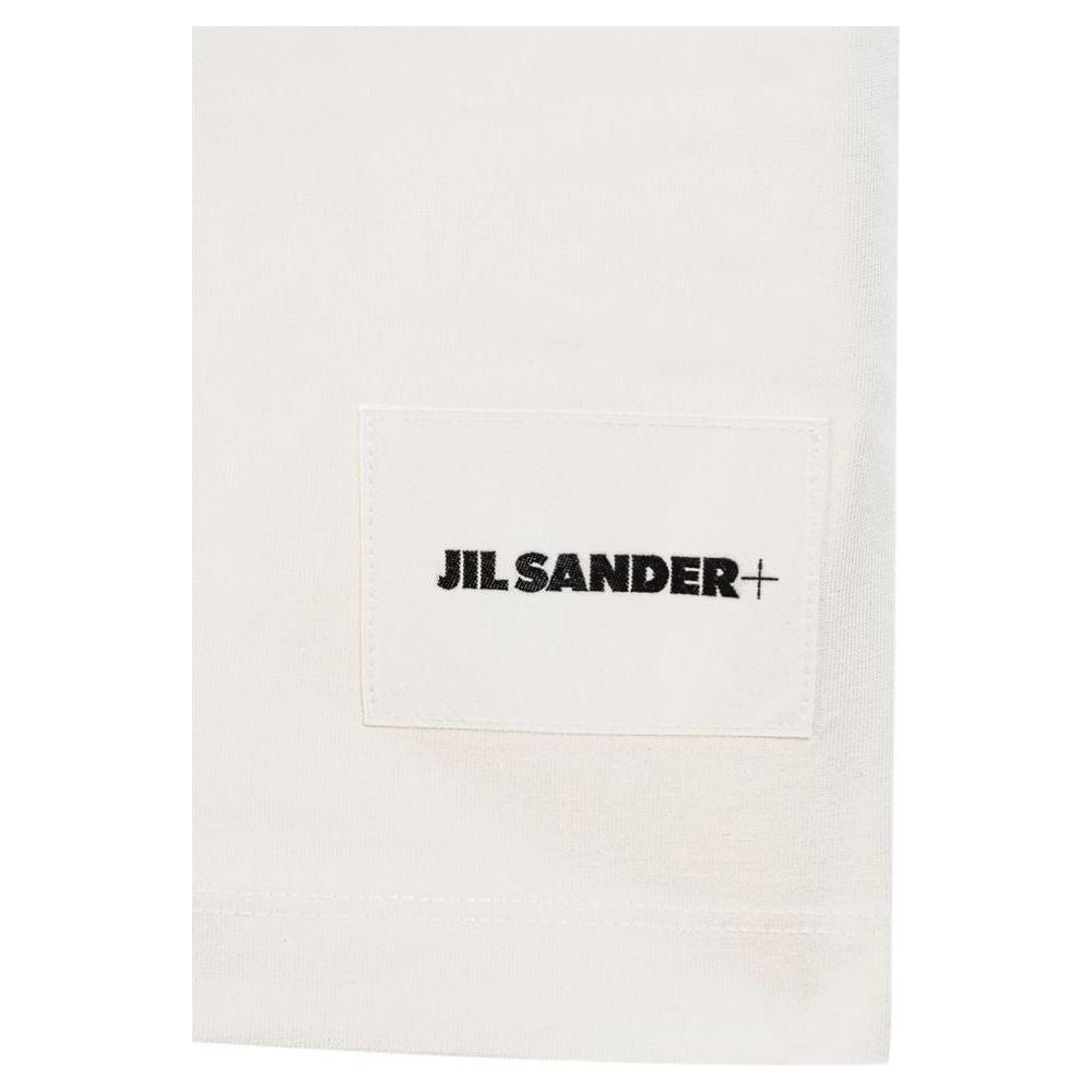 Jil Sander White Cotton Organic T-Shirt