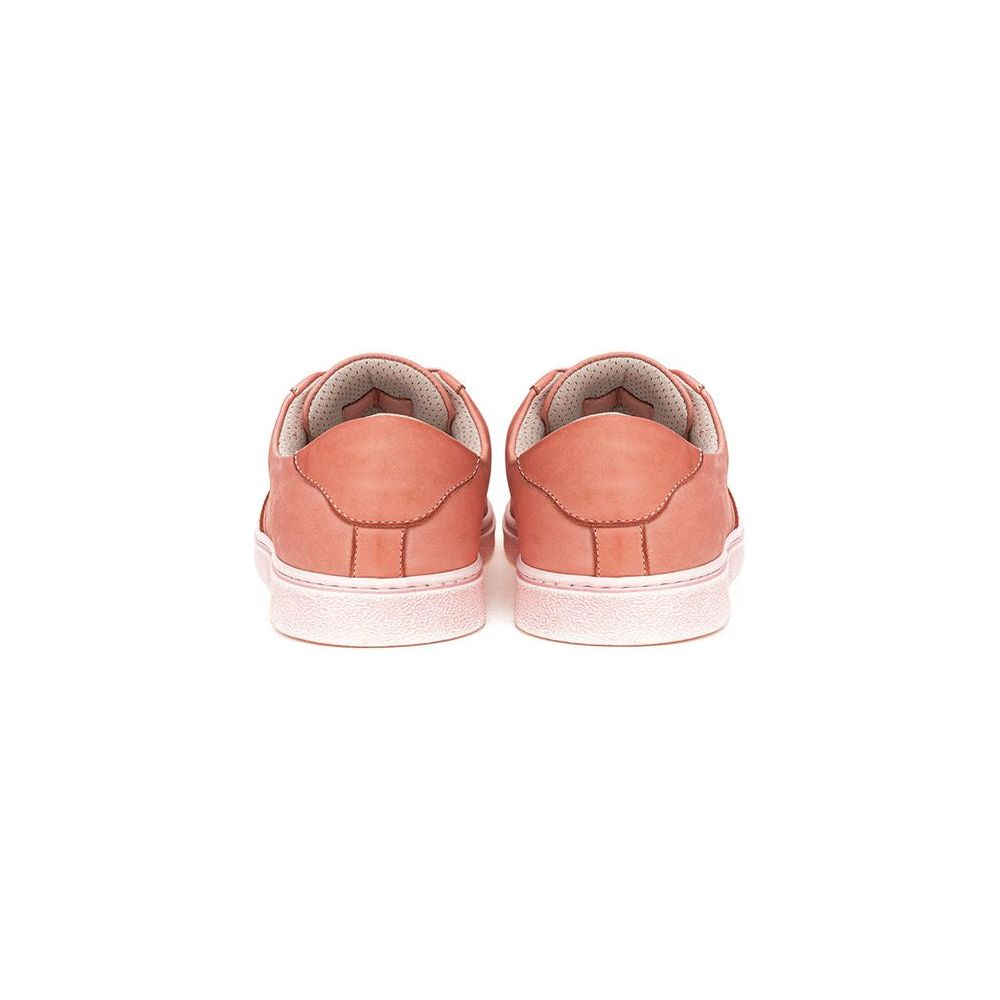 Etro Elegant Pink Leather Sneakers for the Modern Man Etro