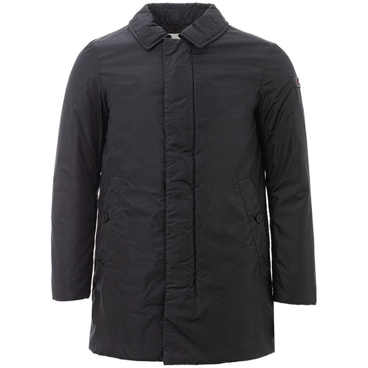 Peuterey Sleek Black Polyamide Men's Jacket Peuterey