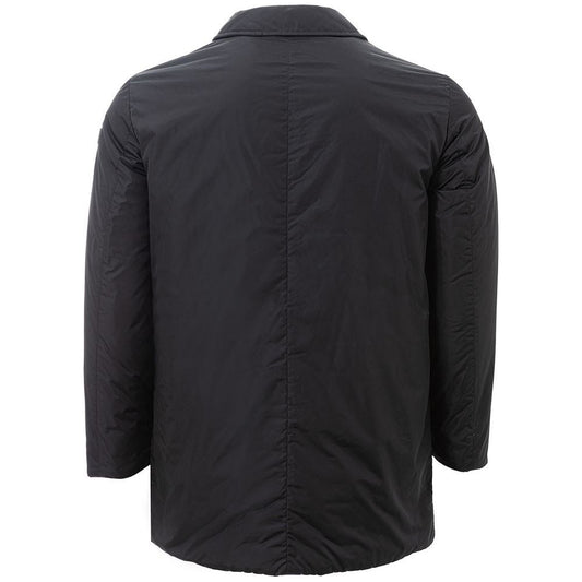 Peuterey Sleek Black Polyamide Men's Jacket Peuterey