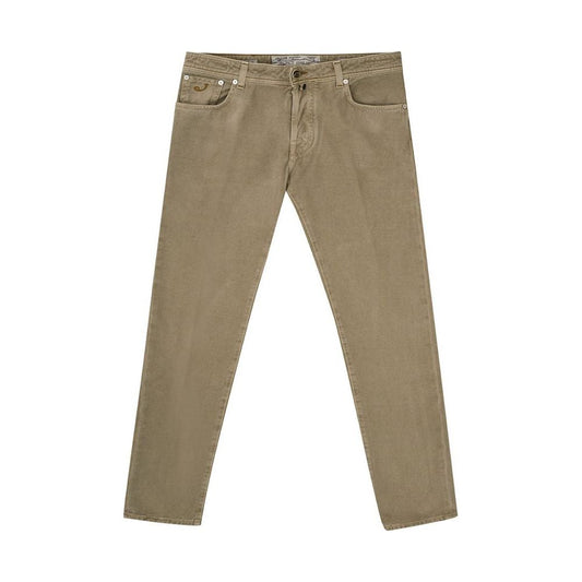 Jacob Cohen Premium Brown Cotton Pants Jacob Cohen