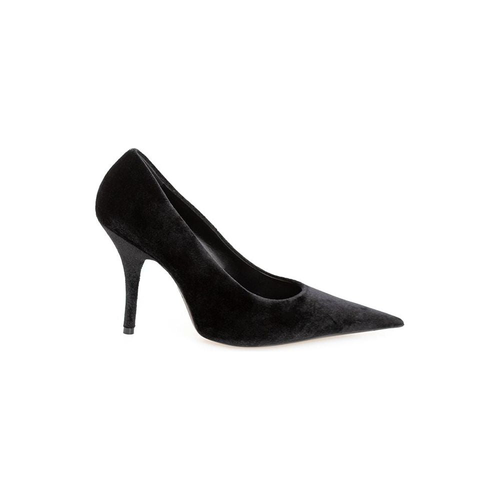 Balenciaga Elegant Velvet Black Pumps Balenciaga