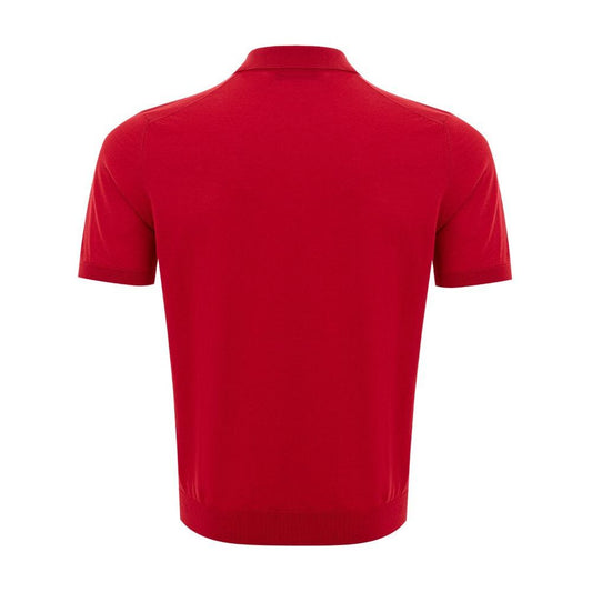 Gran Sasso Elegant Italian Cotton Polo Shirt in Vibrant Red Gran Sasso