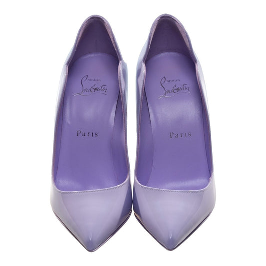 Christian Louboutin Hot Chick 100 Lilac Patent Leather High Heel Pump Christian Louboutin