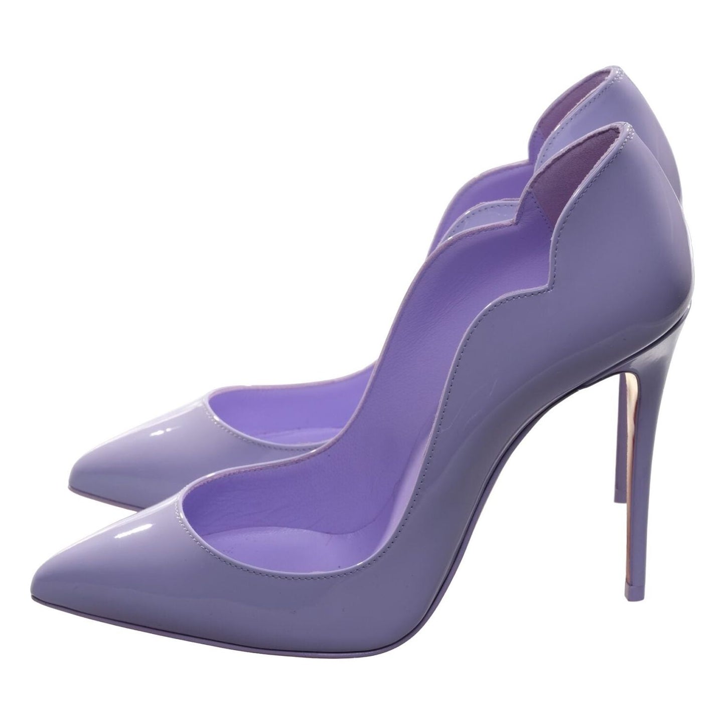 Christian Louboutin Hot Chick 100 Lilac Patent Leather High Heel Pump Christian Louboutin