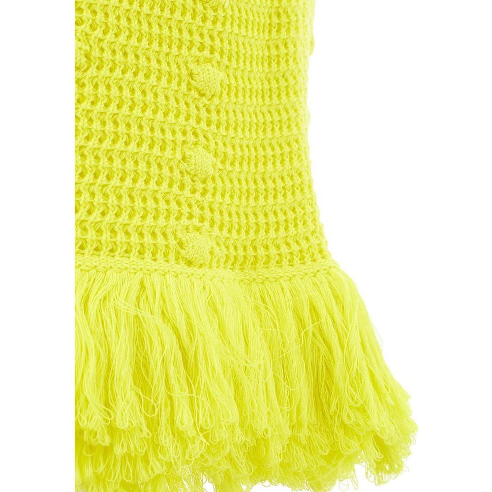 Bottega Veneta Yellow Cotton Skirt Bottega Veneta