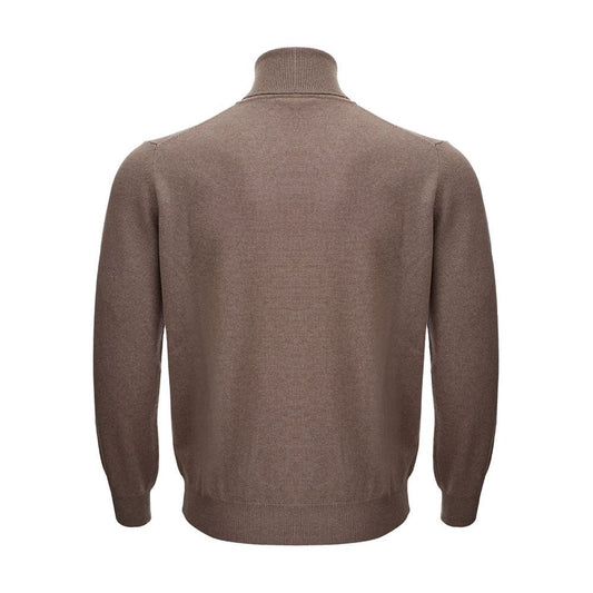 KANGRA Brown Wool Sweater KANGRA