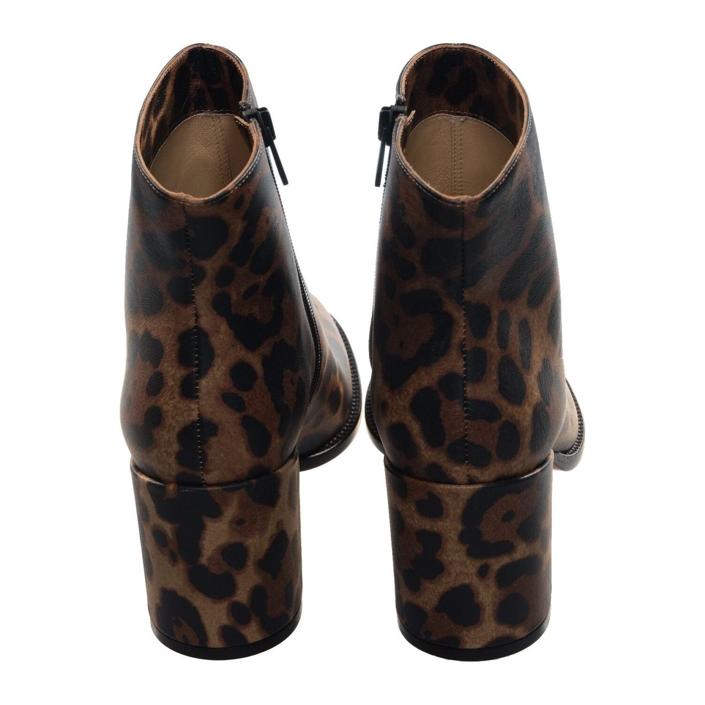 Christian Louboutin Adoxa 70 Brown Leopard Print High Heel Boot Christian Louboutin