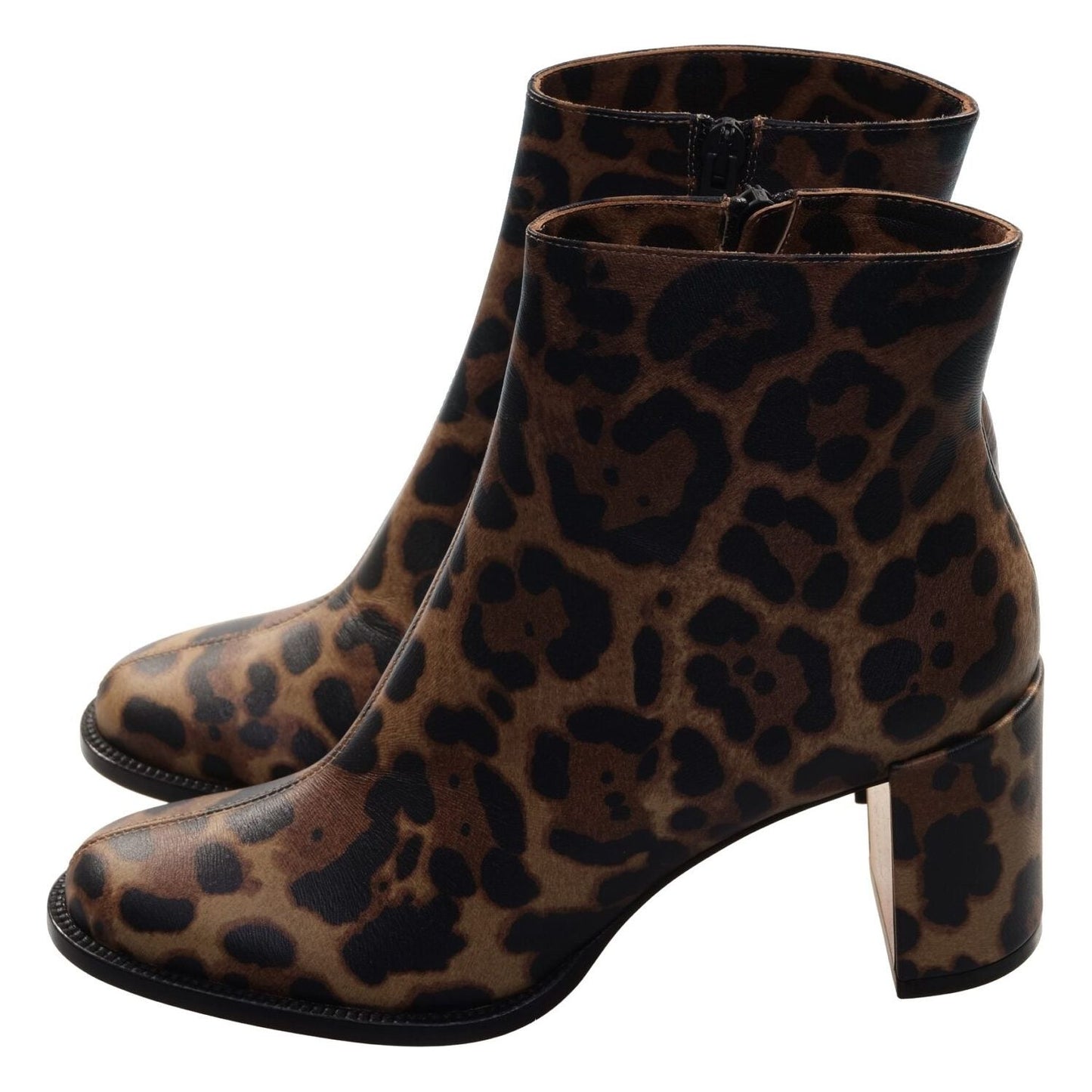 Christian Louboutin Adoxa 70 Brown Leopard Print High Heel Boot Christian Louboutin