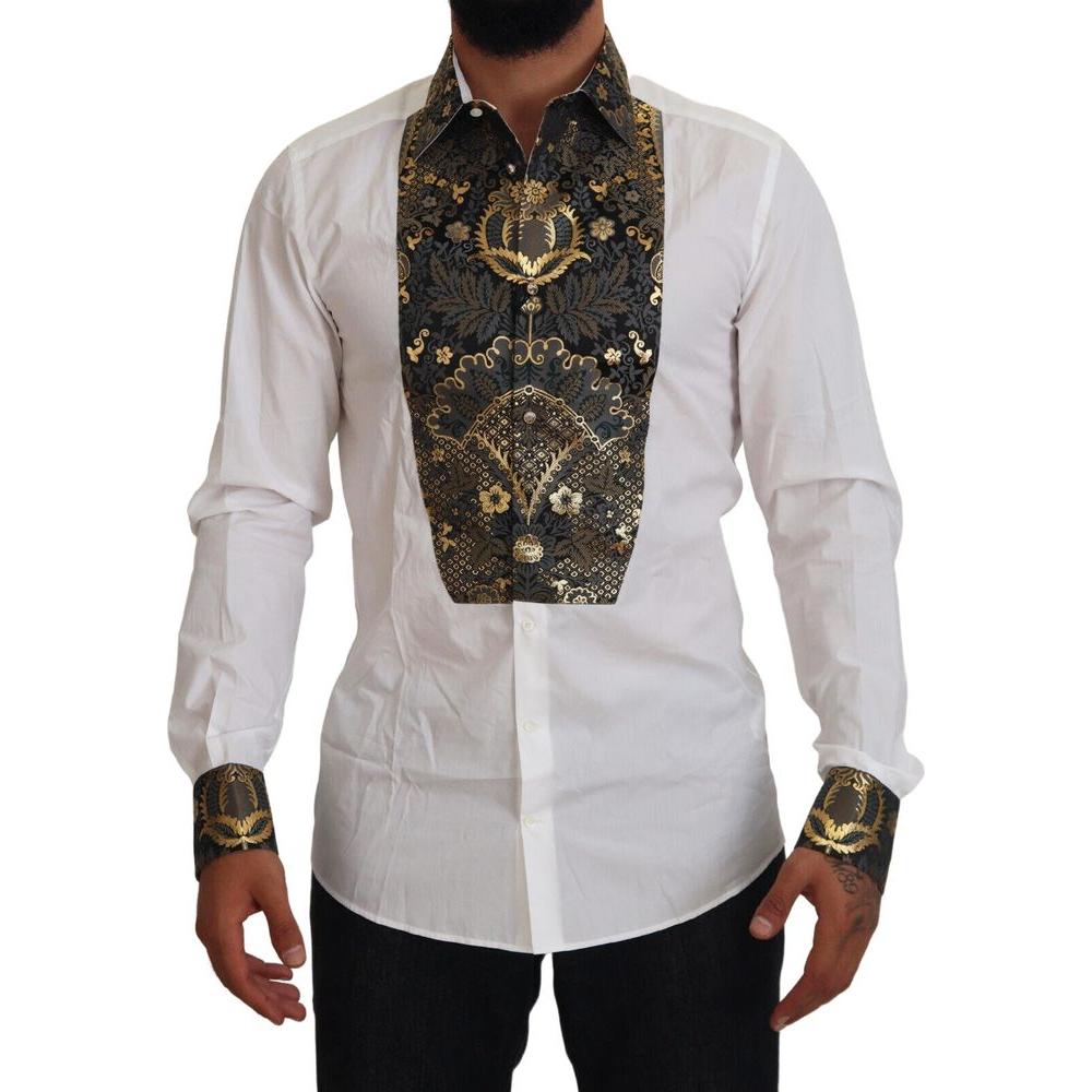 Dolce & Gabbana White Cotton Shirt Dolce & Gabbana