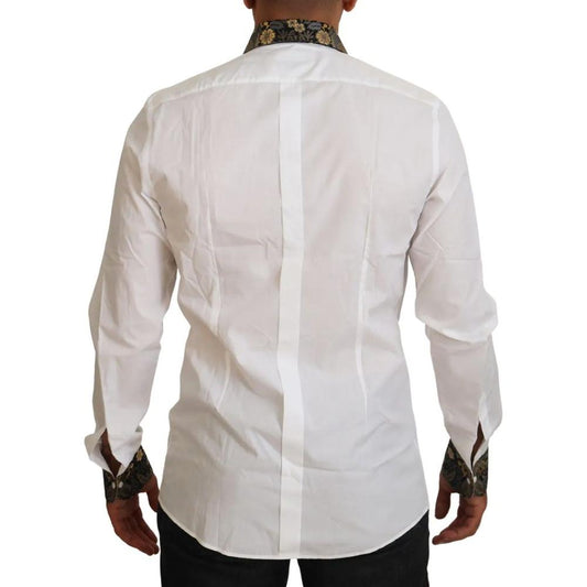 Dolce & Gabbana White Cotton Shirt Dolce & Gabbana