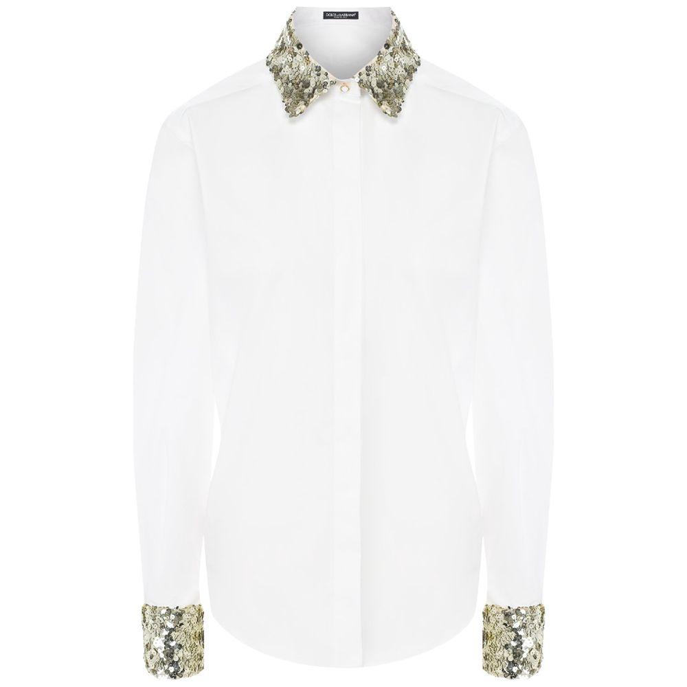 Dolce & Gabbana White Cotton Shirt Dolce & Gabbana