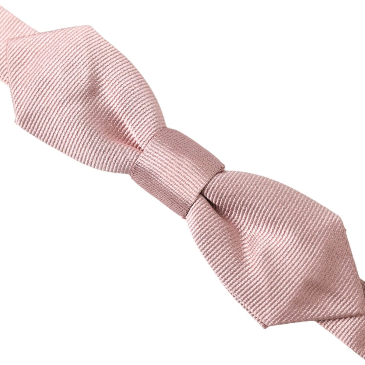 Dolce & Gabbana Pink Silk Adjustable Neck Men Bow Tie Dolce & Gabbana