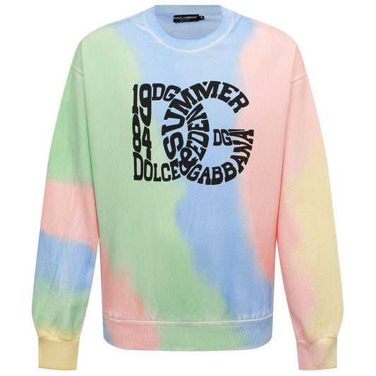 Dolce & Gabbana Multicolor Cotton Sweater Dolce & Gabbana